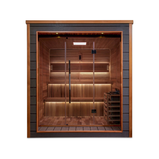 Outdoor Traditional 4-Person Luxury Sauna