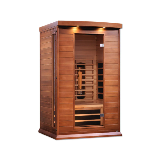2-Person Full Spectrum Near Zero EMF Infrared Sauna